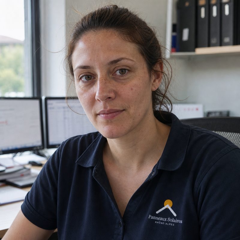 Portrait de Claire Rivoire, Bureau d'études, dossiers Enedis